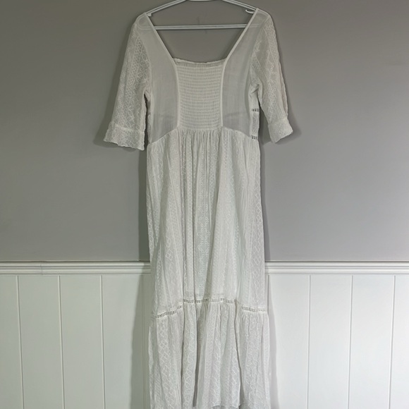 Rebellion white maxi dress size Large - Picture 6 of 7